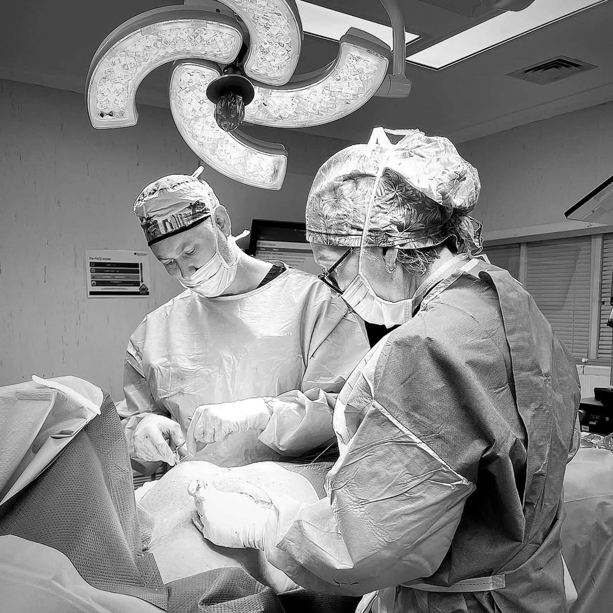 plastic surgery procedure close-up