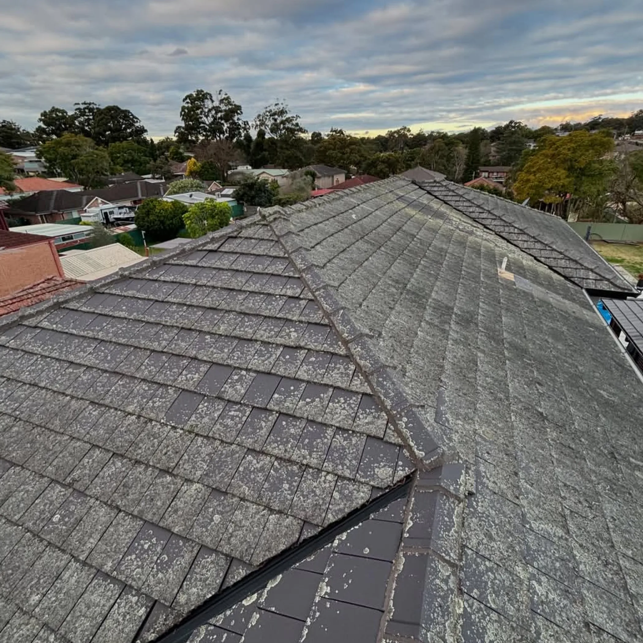 clear photograph of a roof