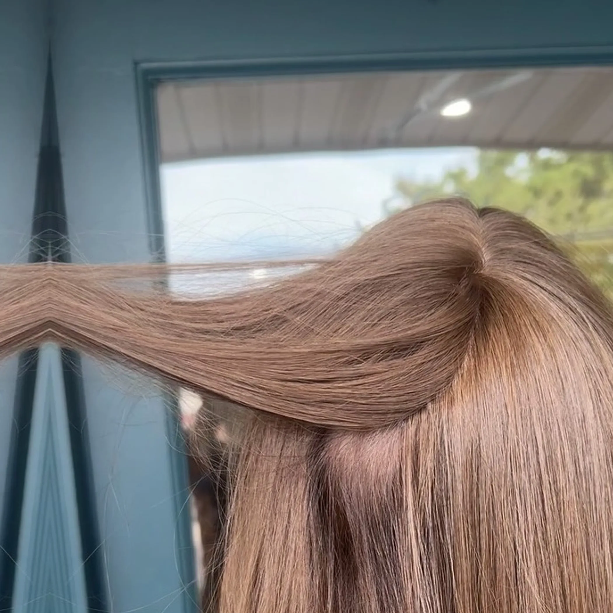 natural-looking hair replacement style
