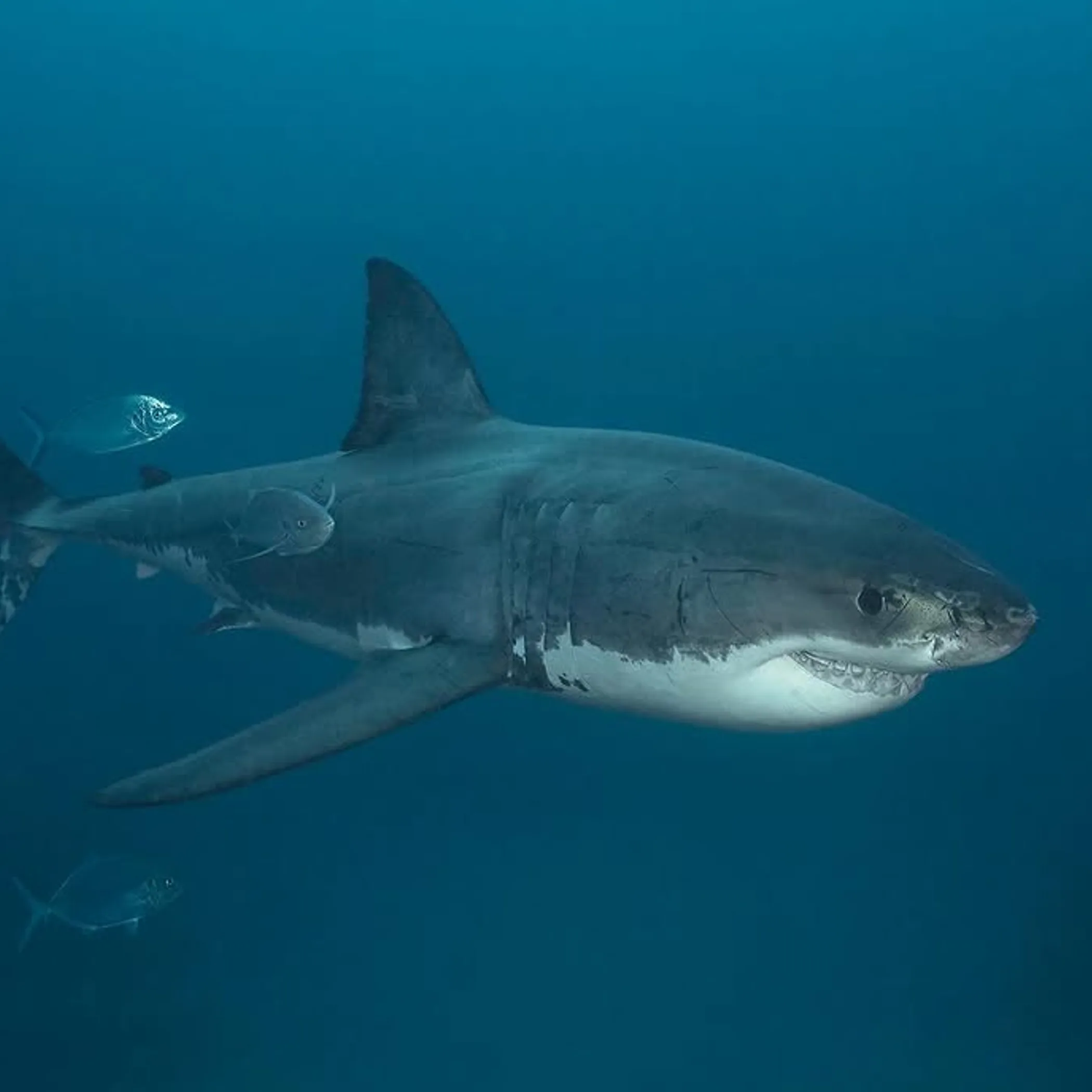photograph of a shark
